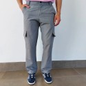PANTALONE  CARGO BAGGY GREY