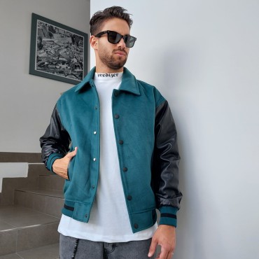 GIACCA BOMBER GREEN...